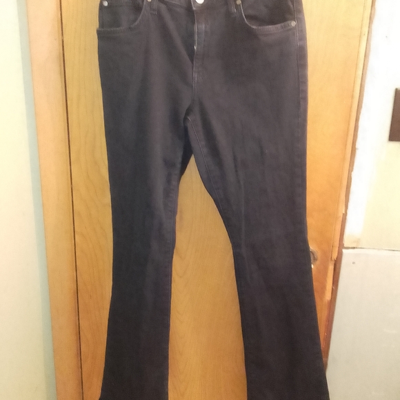 Simply Vera Vera Wang Black Flare Jeans - Picture 1 of 13